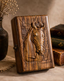 Handcrafted Noir Jewellery Box – 9×6 Inch Black Wood | Limited Edition
