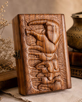 Handcrafted Noir Jewellery Box – 9×6 Inch Black Wood | Limited Edition
