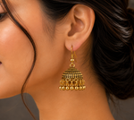 Antique Gold Jhumka Earrings