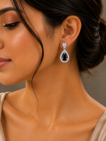 Black Clover Stud Earrings