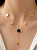 Celeste Gold Flower Locket Pendant