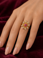 Golden Flower Ring