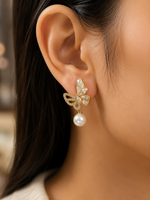 Pearl Multicolour Stud Earrings