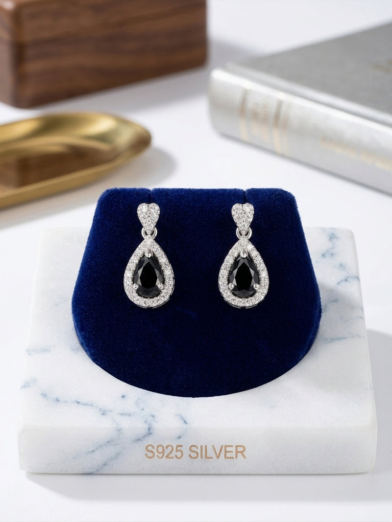 Black Clover Stud Earrings