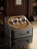 Black Butterfly Stud Earrings