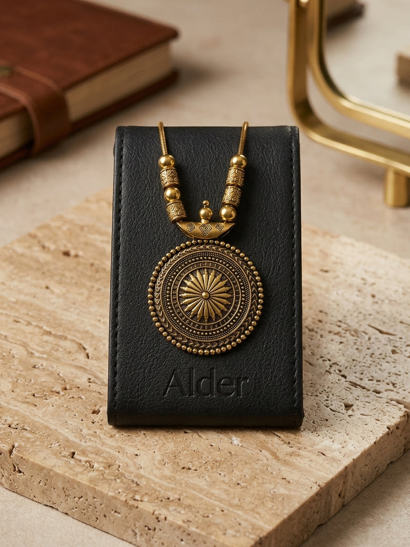 Soleil Sapphire Drop Necklace