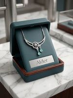 Alder Heritage Crescent Gold Necklace