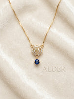Rose Cushion Diamond Pendant Necklace