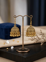 Antique Gold Jhumka Earrings
