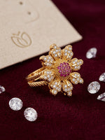 Golden Flower Ring