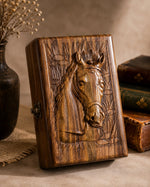 Handcrafted Noir Jewellery Box – 9×6 Inch Black Wood | Limited Edition