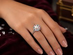 White pearl ring